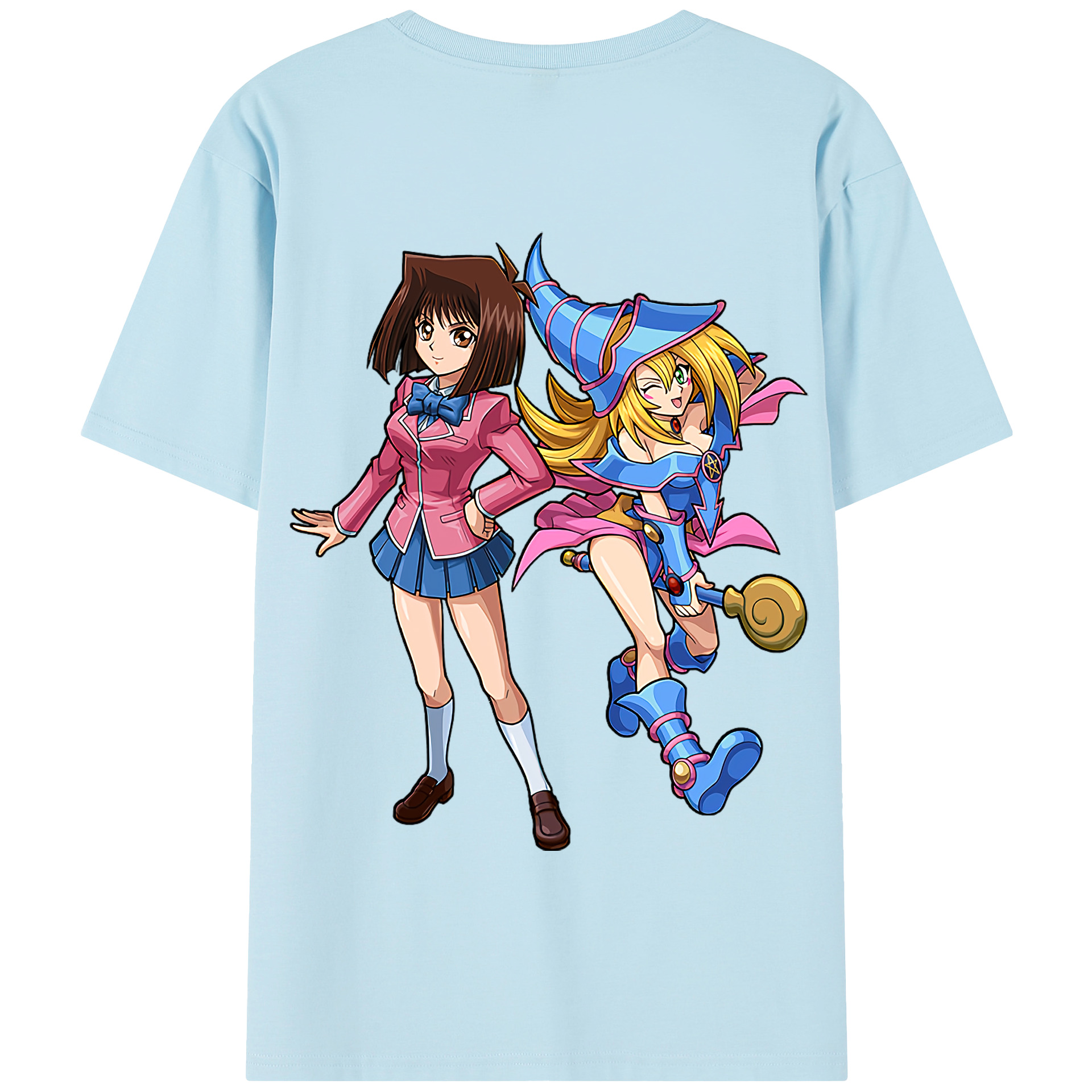 （画像用） 遊☆戯☆王 Yu-Gi-Oh! 綿100％半袖Tシャツ（背面プリント）